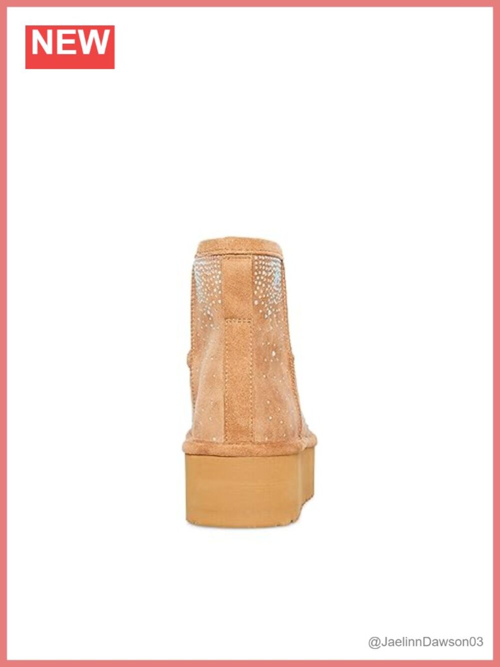 Madden Girl Rhinestone Synthetic Ankle Bootie Platform Heel Pull-On